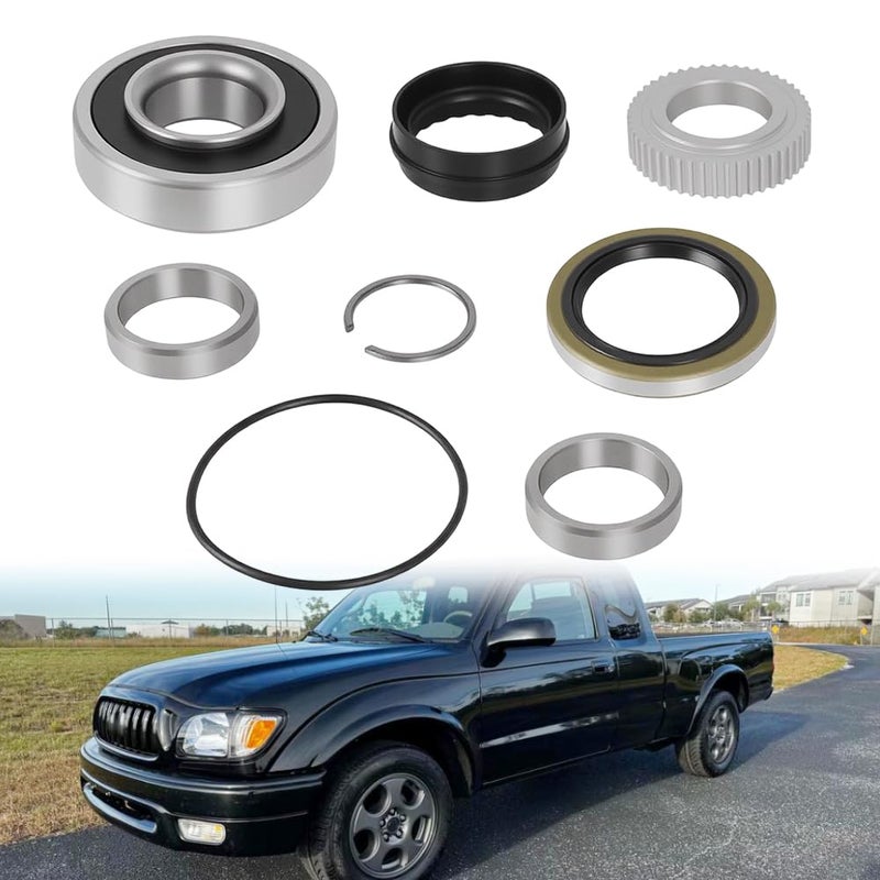 WIKIBB for Toyota Rear Wheel Bearing & Seal Kit for Tacoma 2000-2004 Tundra 2000-2006, Assembly Replacement Set for Toyota Tacoma Tundra Accessories OEM 90310-50006, 43517-35010 - Image 1